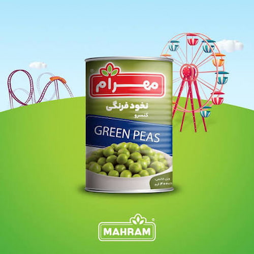 خرید کنسرو نخود فرنگی مهرام